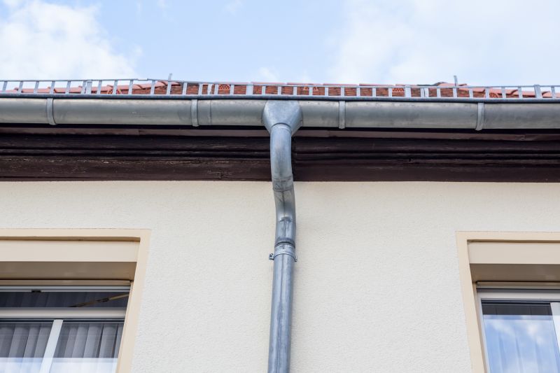 Commercial Roof with Gutters